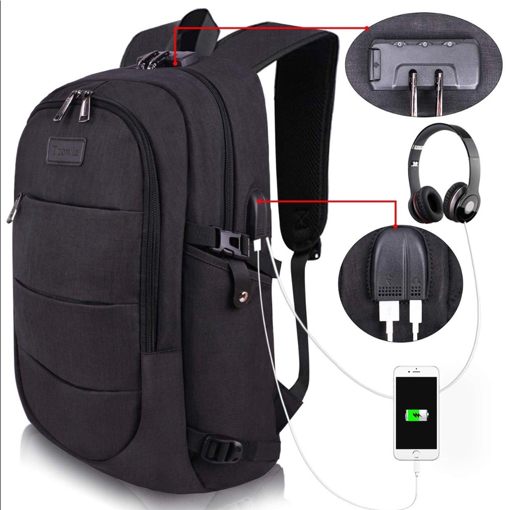 Travel Laptop Backpack Water Resistant Anti-Theft
